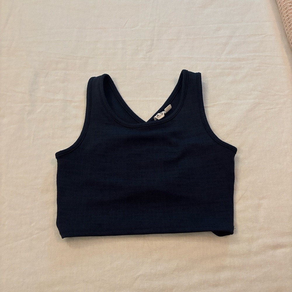 Roxy Midnight Blue Ribbed Top